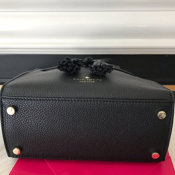 Mini Hayes Satchel Black kate spade NWT - Picture 4 of 5
